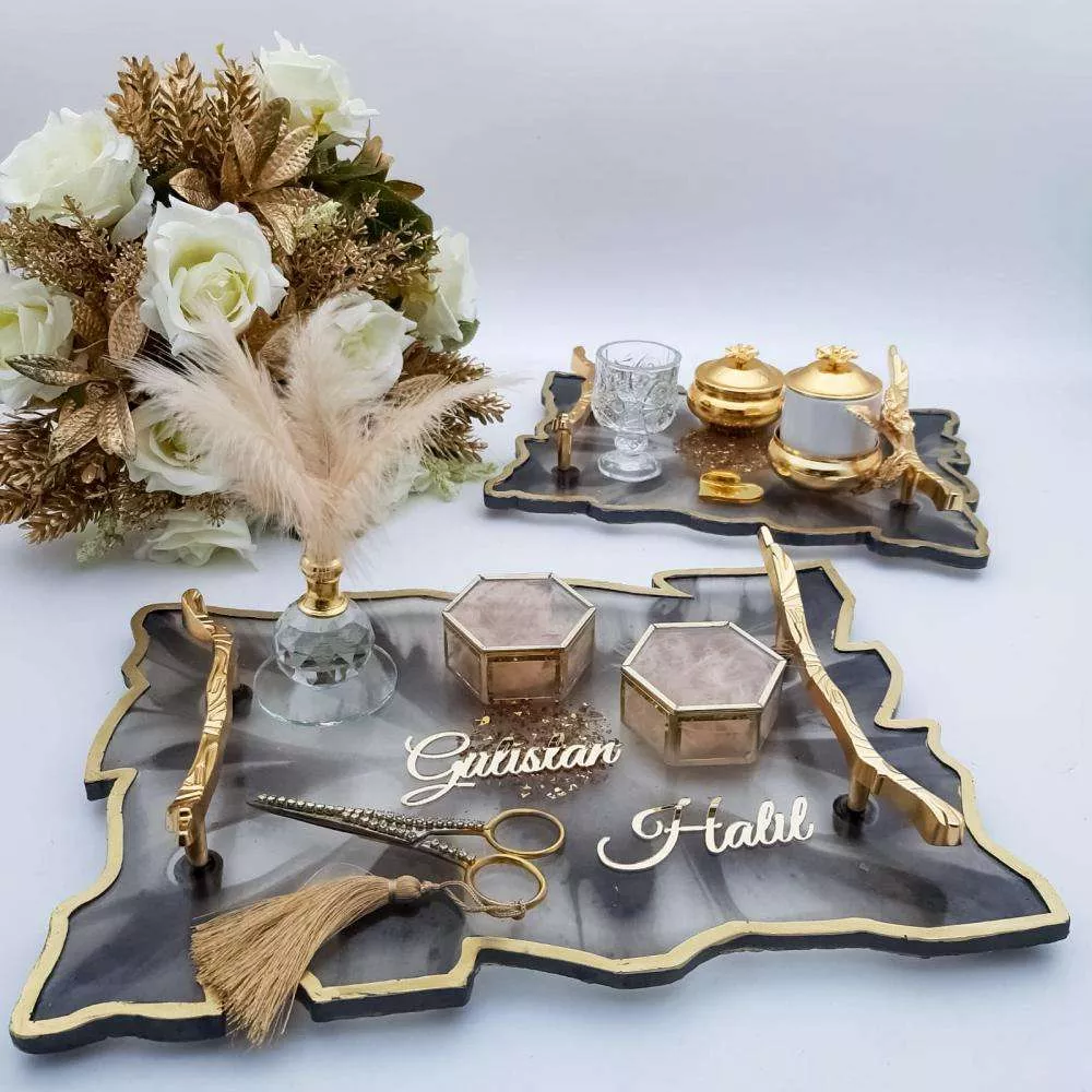 Epoksi Nişan Tepsisi